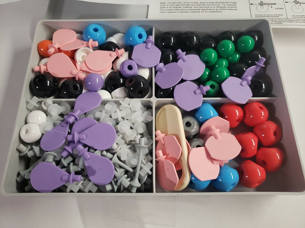 Molymod Molecular Model Set Organic Stereochemistry Chemistry Atom Dual Scale