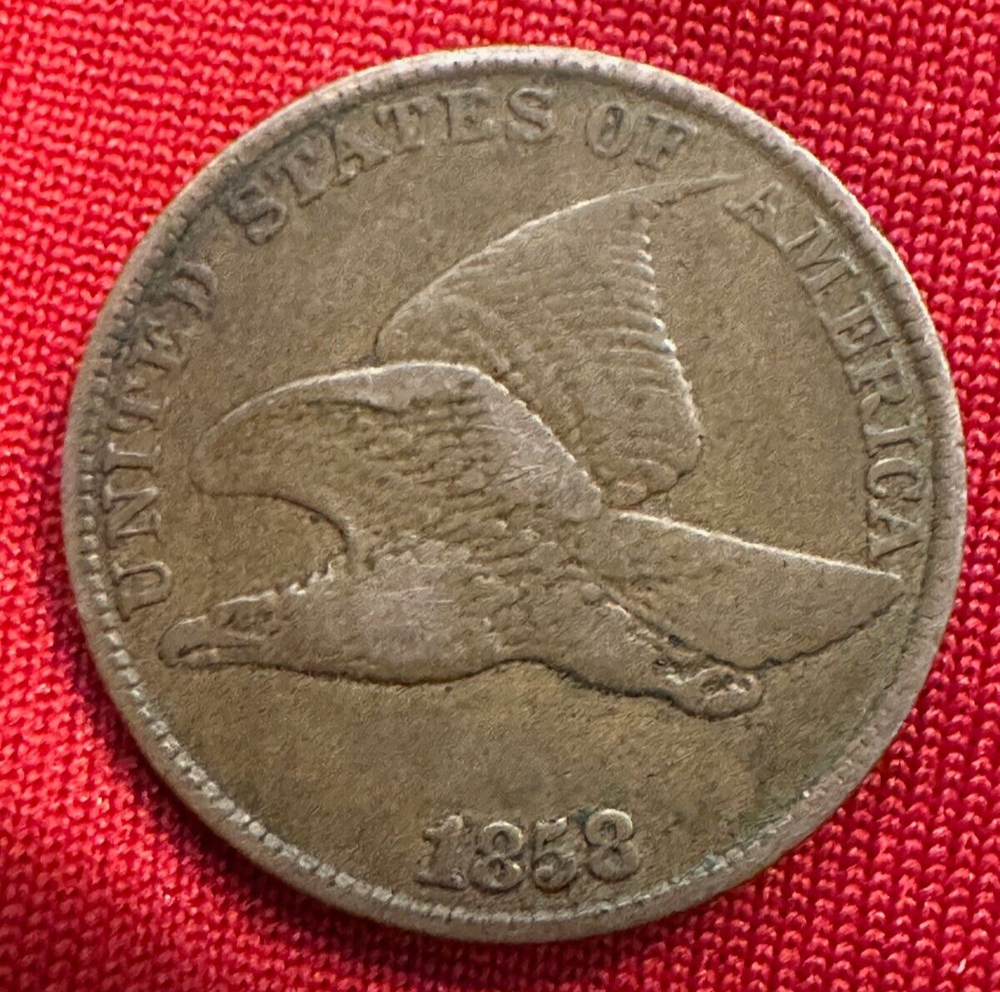 1858 Flying Eagle Cent