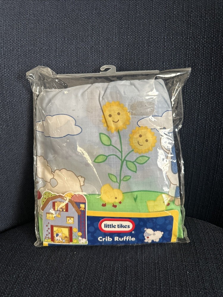 Little Tikes Crib Ruffle 1990s