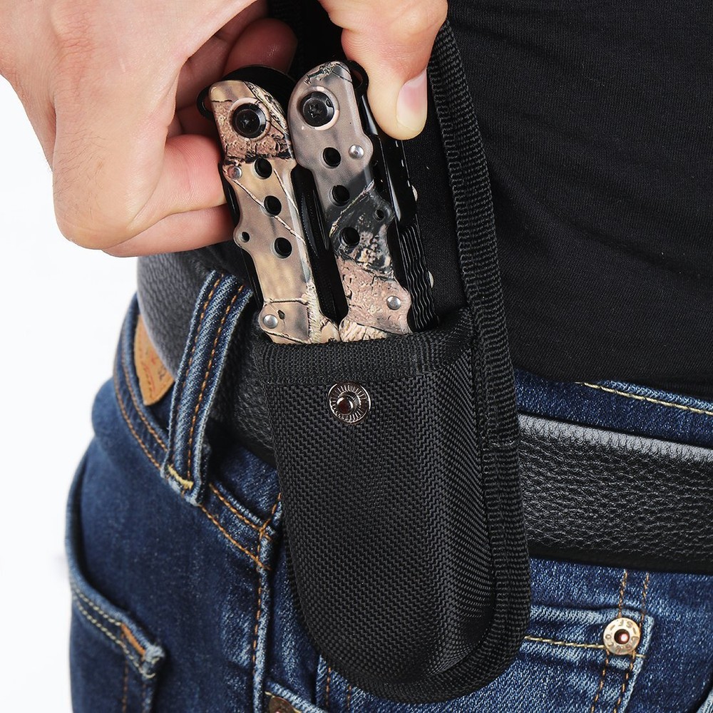 MOSSY OAK 13-in-1 Multi-tool Multi Function Pliers Folding Pocket Tool w/Sheath