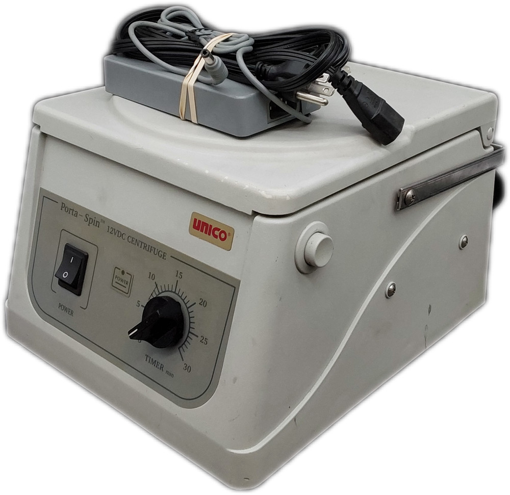 Unico Porta-Spin Microcentrifuge 12VDC Fixed-Angle Rotor