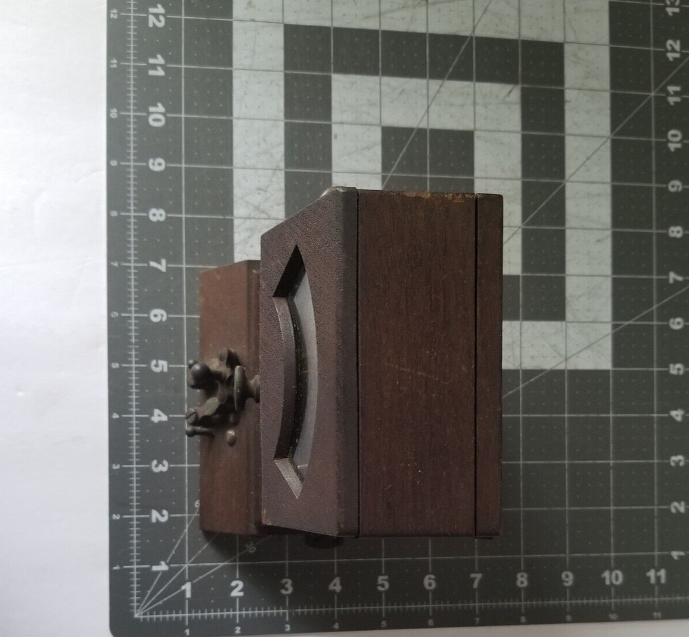 Antique Maker Unknown Galvanometer Telegraph Telephone Meter Steampunk