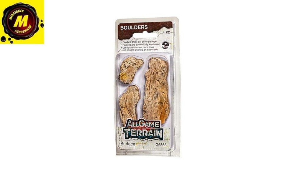SURFACE BOULDERS - #WOO6558 - Scenery & Basing