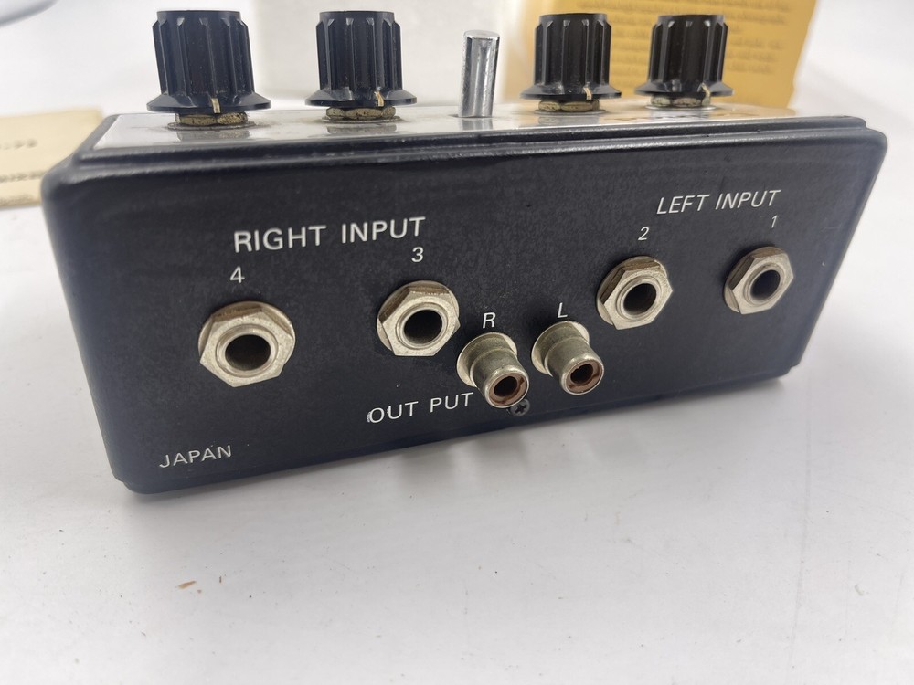 CALRAD TM-5 MIC MICROPHONE MIXER 4-CHANNEL TRANSISTORIZED