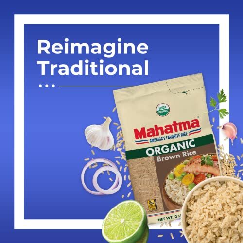 Mahatma Organic Brown Rice 2 lb.