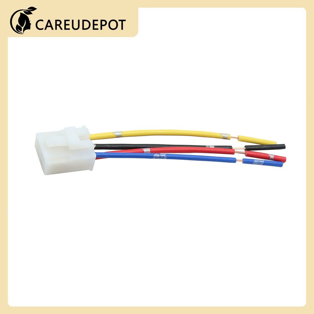 4 Terminals Wiring Harness Relay Socket Connector DC 12V for Car