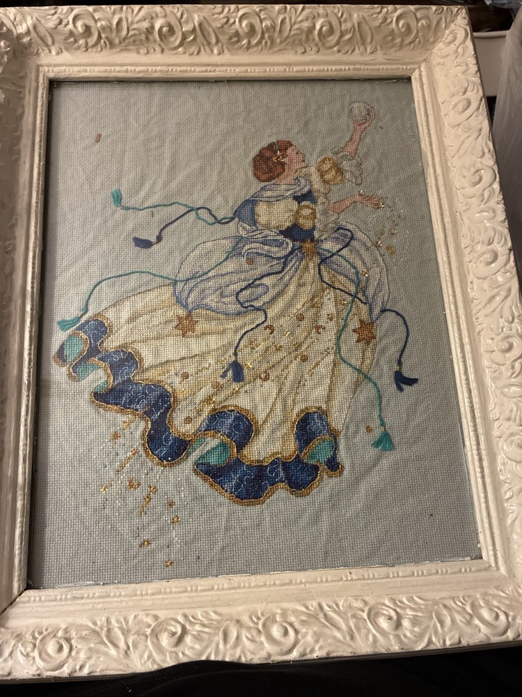 Dimensions Gold Collection Celestial Angel Completed Framed . No Wings Framed