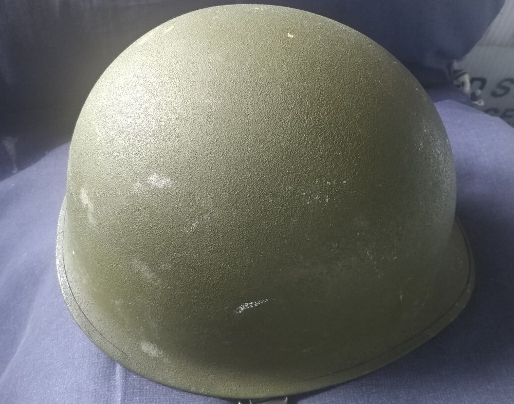 Vintage M1 Helmet With Liner