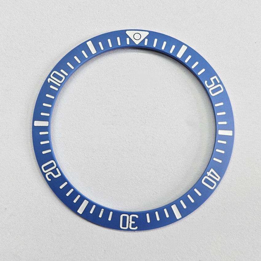 38mm Ceramic Bezel Ring Blue Luminous Wacth Bezel Insert Ring For SUB Watch Part