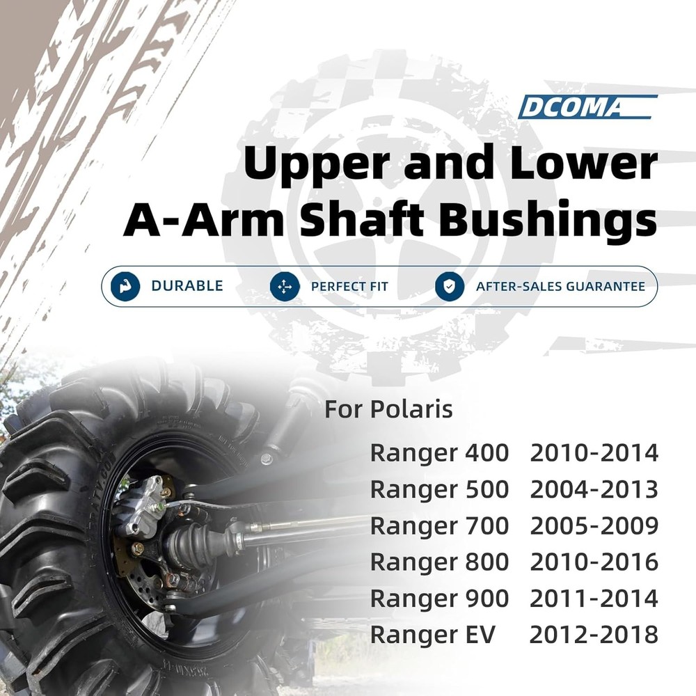 for Polaris , Control A-Arm Bushing Kit, Heavy Duty Arm Bushing, Durable Repl...