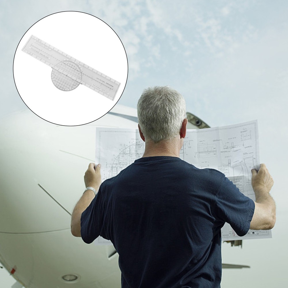 Efficient Flight Planning Tool Aerial Plotter Slide Rule for Navigators