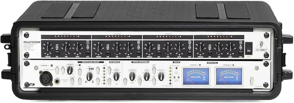 2U/4U/6U Rack Case Depth, 19" Rackmount Flight Cases Waterproof Cable Trunk