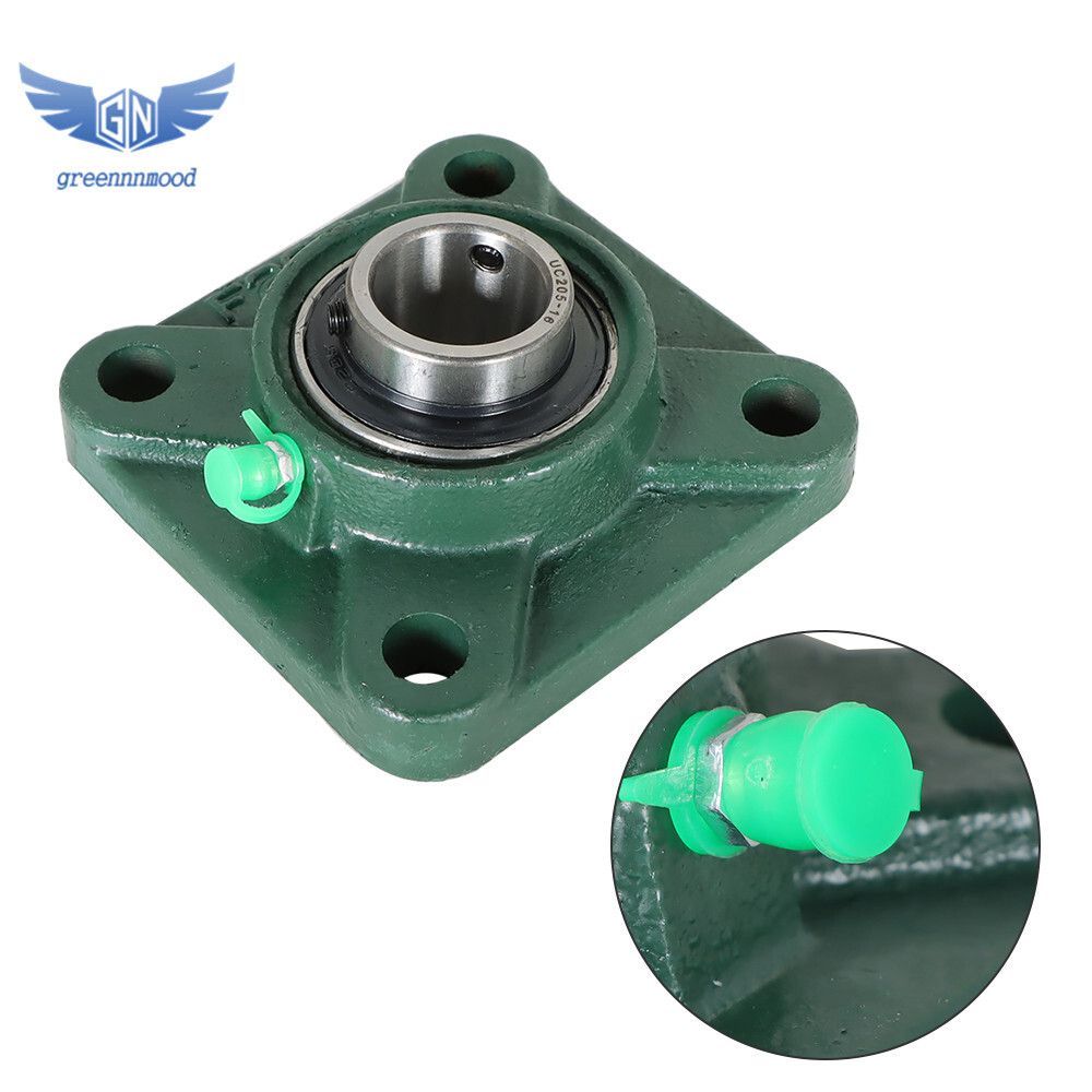 10 Pack UCF205-16 Pillow Block Flange Bearing 1" Bore 4 Bolt Solid Base US