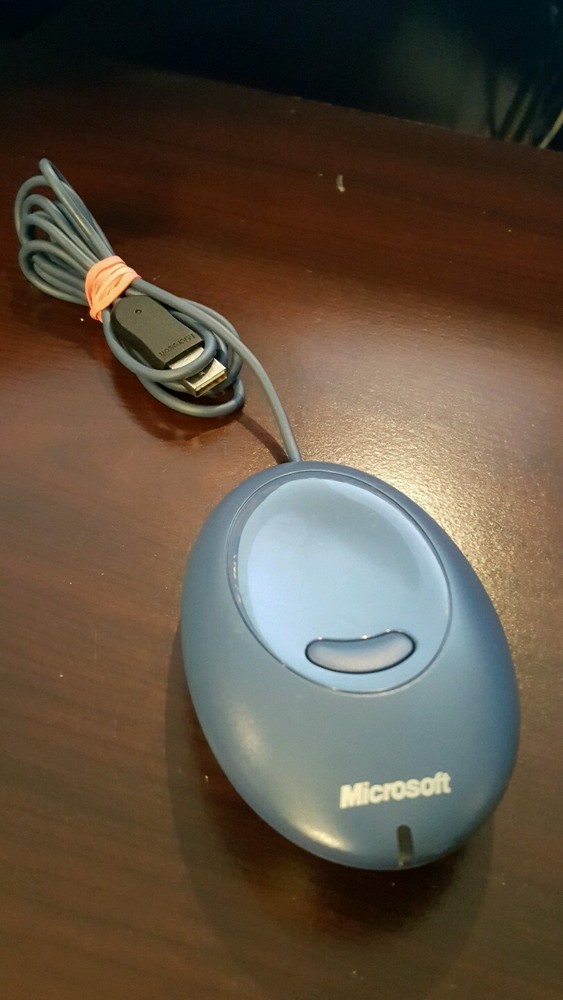 Microsoft Wireless Optical Mouse Blue Receiver Only USB/PS2 Compatible
