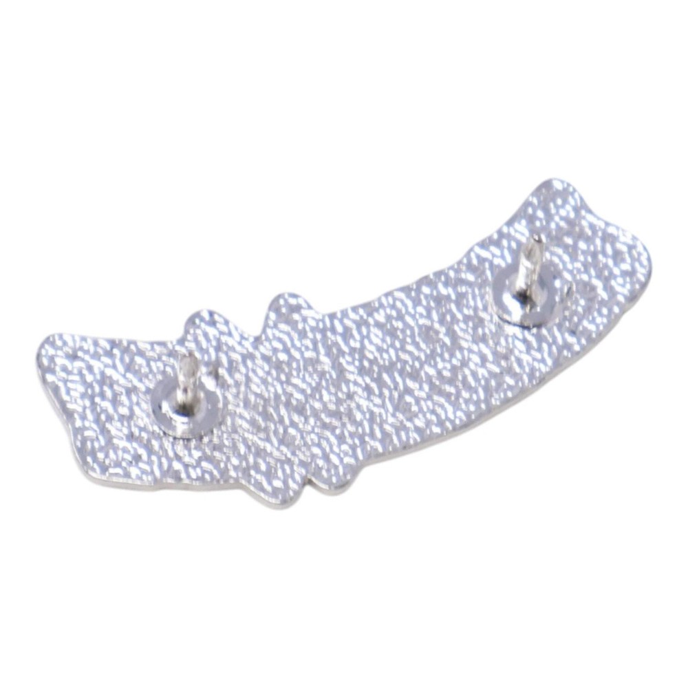 No X Batty Blue Script Pin