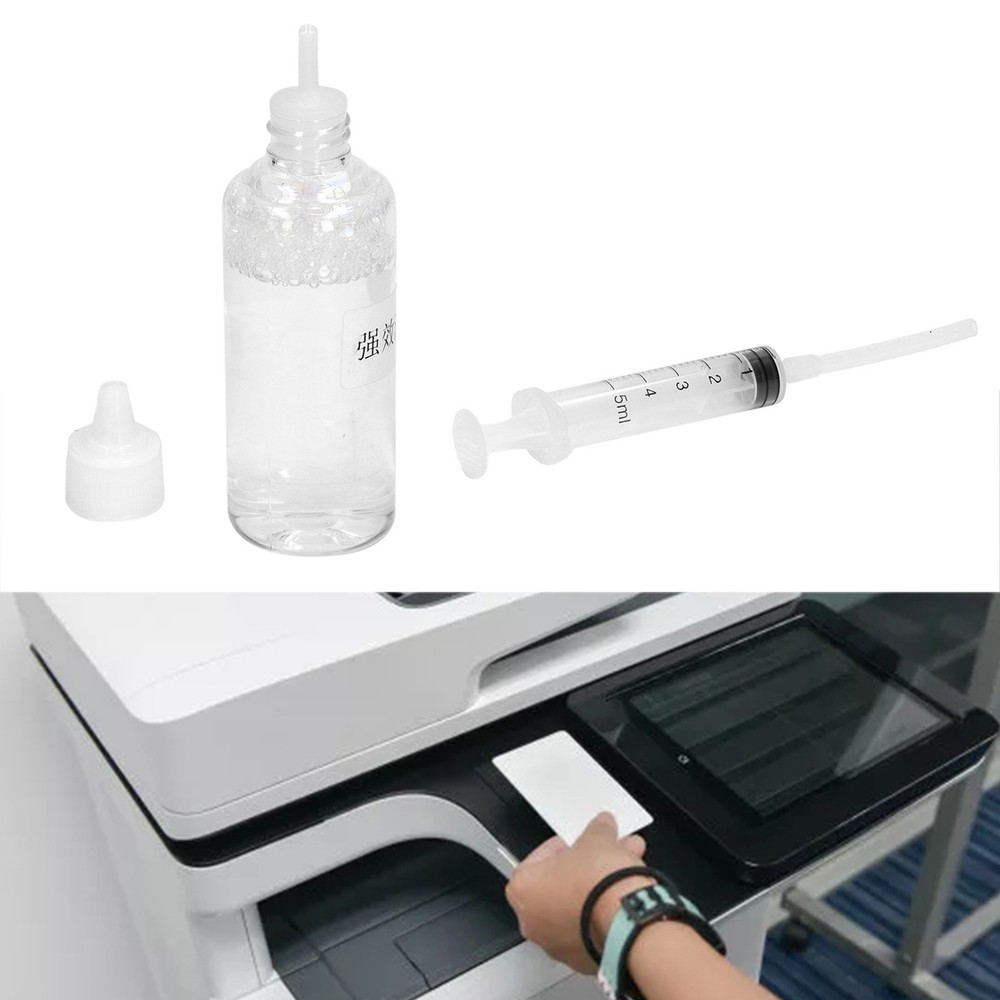 100ml Ink Cleaning Solution Efficiently Dissolves Printer Nozzle Dye For Inkjet
