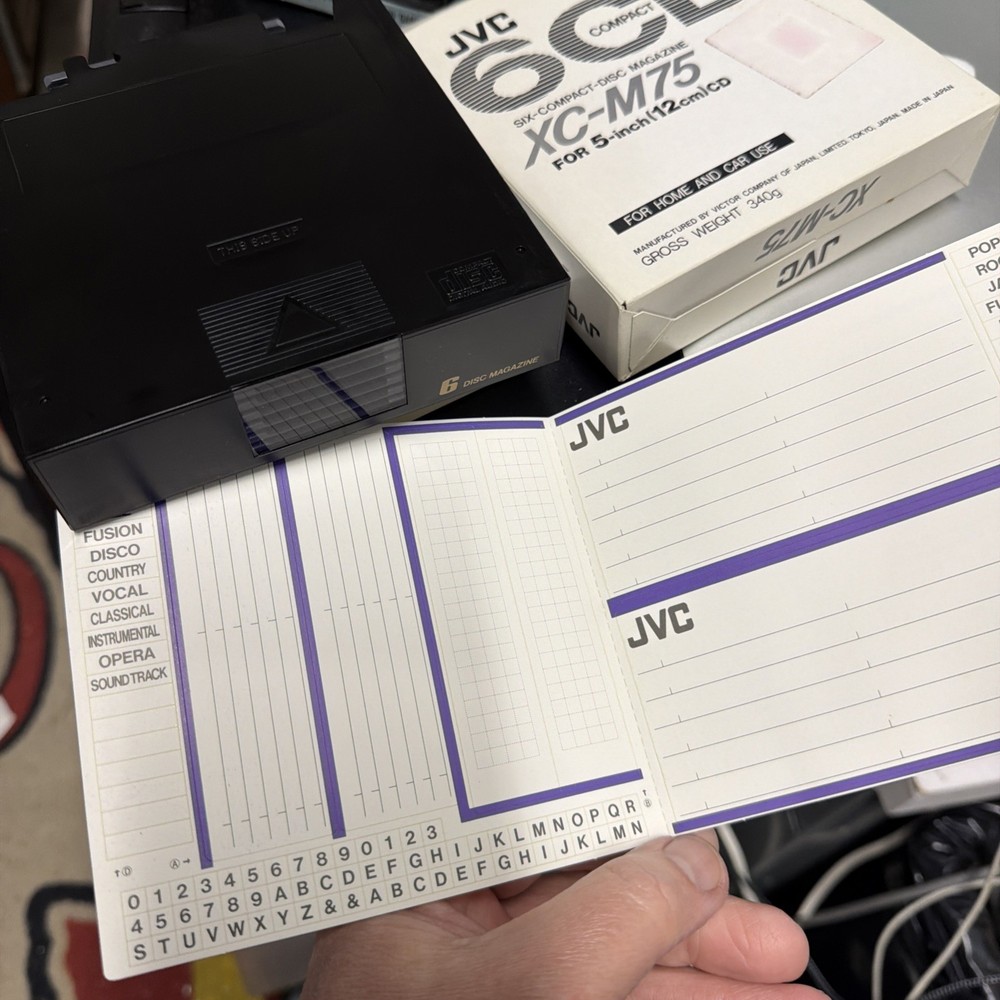 JVC XC-M75 Compact Disc Magazine