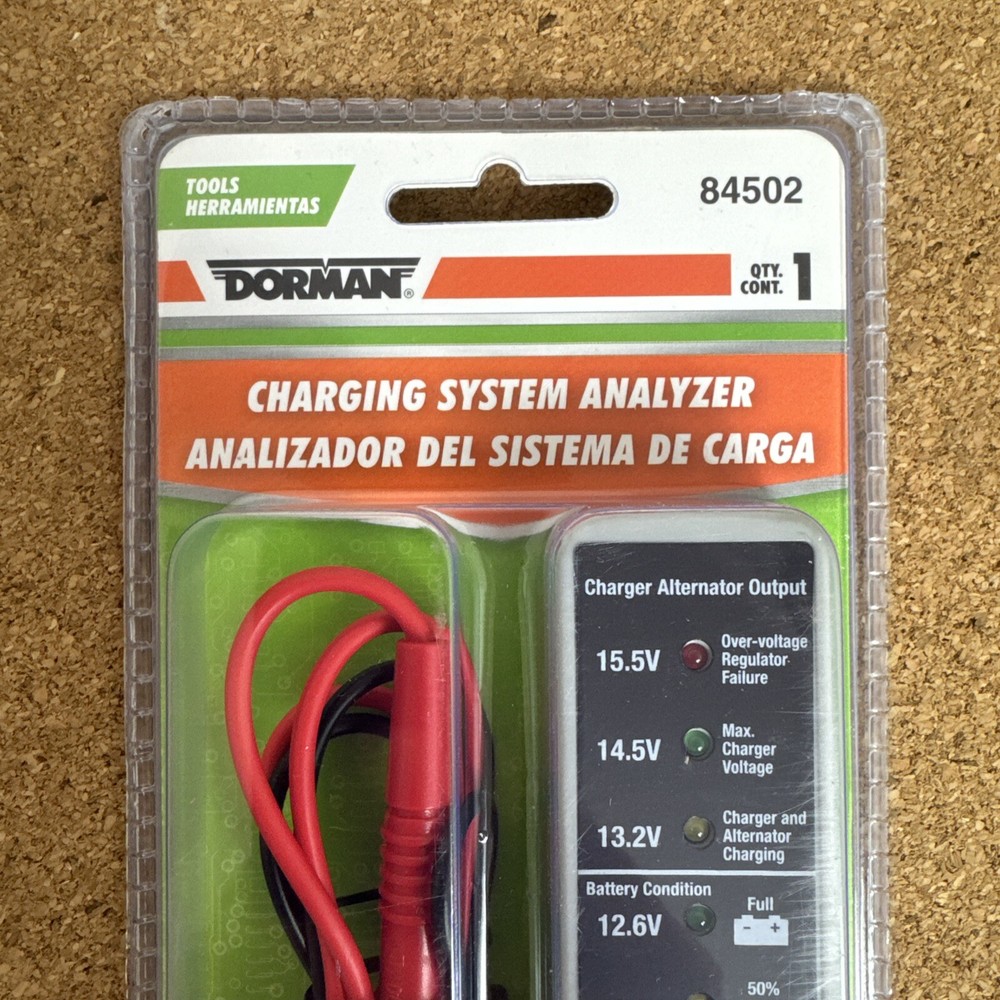 Dorman 84502 Tester - Auto Charge System Analyzer Tool