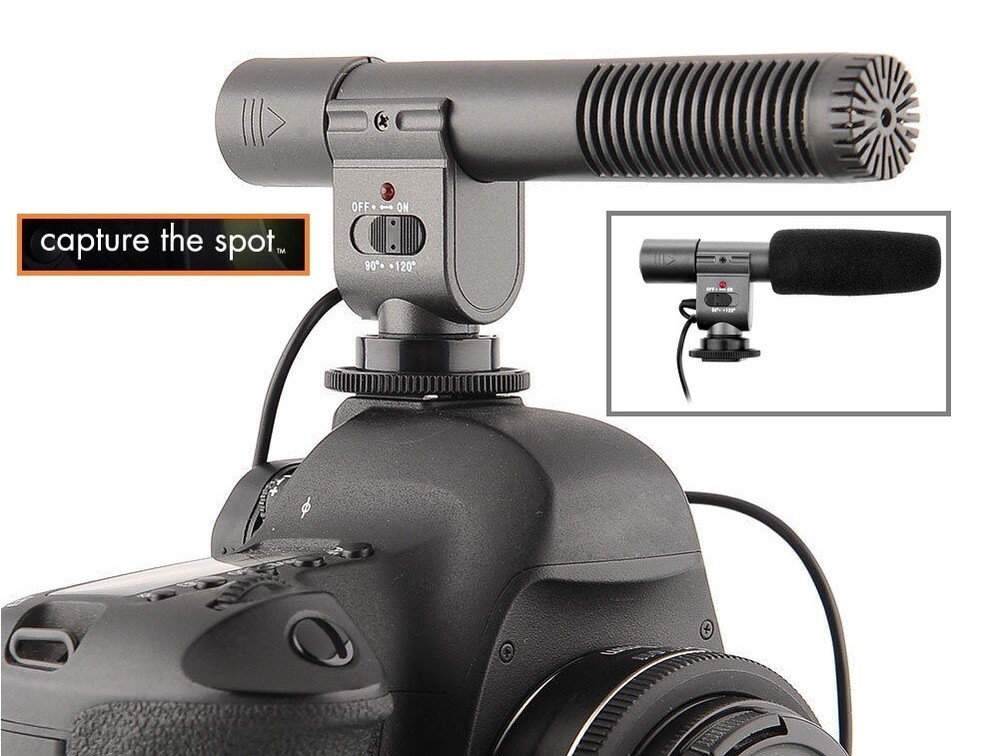 Mini Professional Condenser Microphone For Nikon D7500 D500