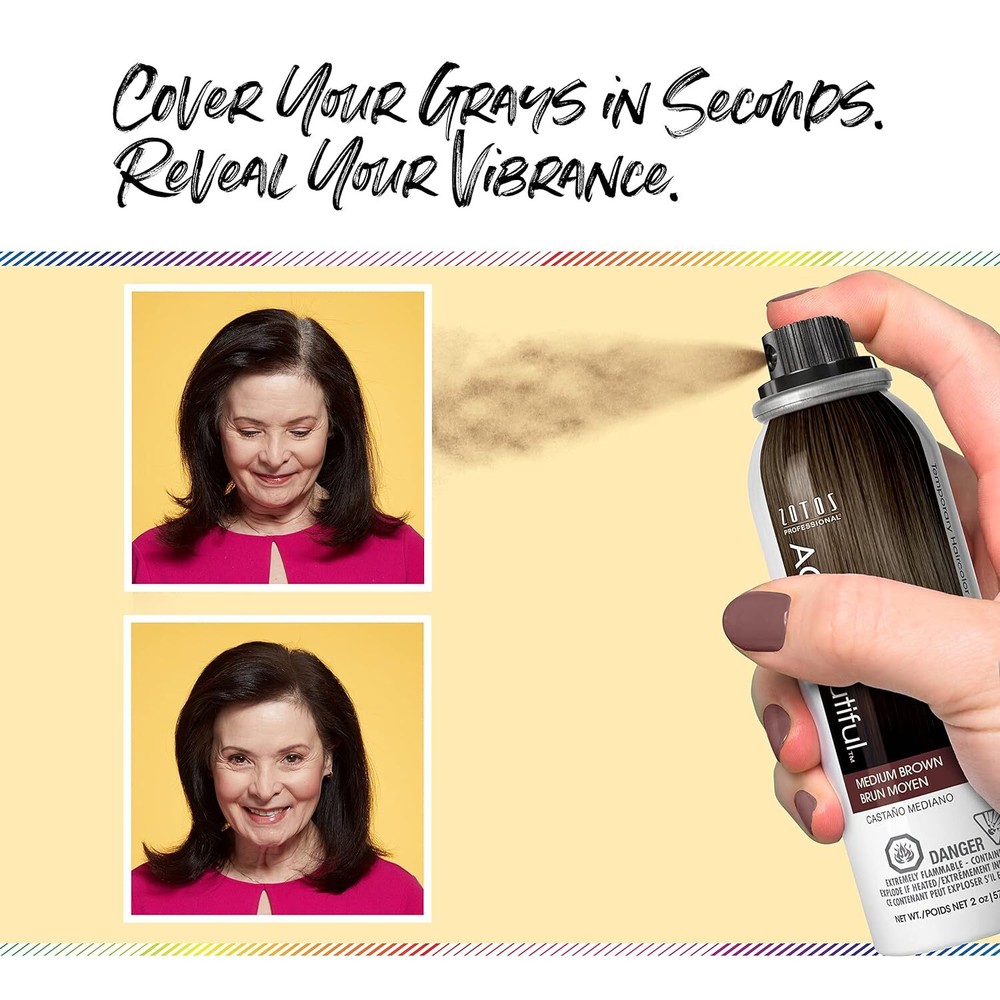 AGE Beautiful Root Touch Up Temporary Haircolor Spray - 2 oz