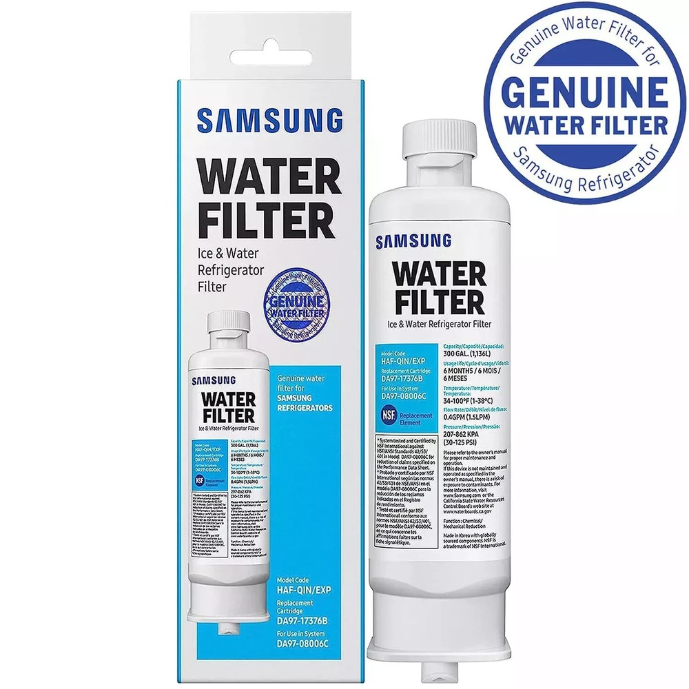 NEW 1 PACK Genuine Samsung DA97-17376B HAF-QIN/EXP REFRIGERATOR Water Filter US
