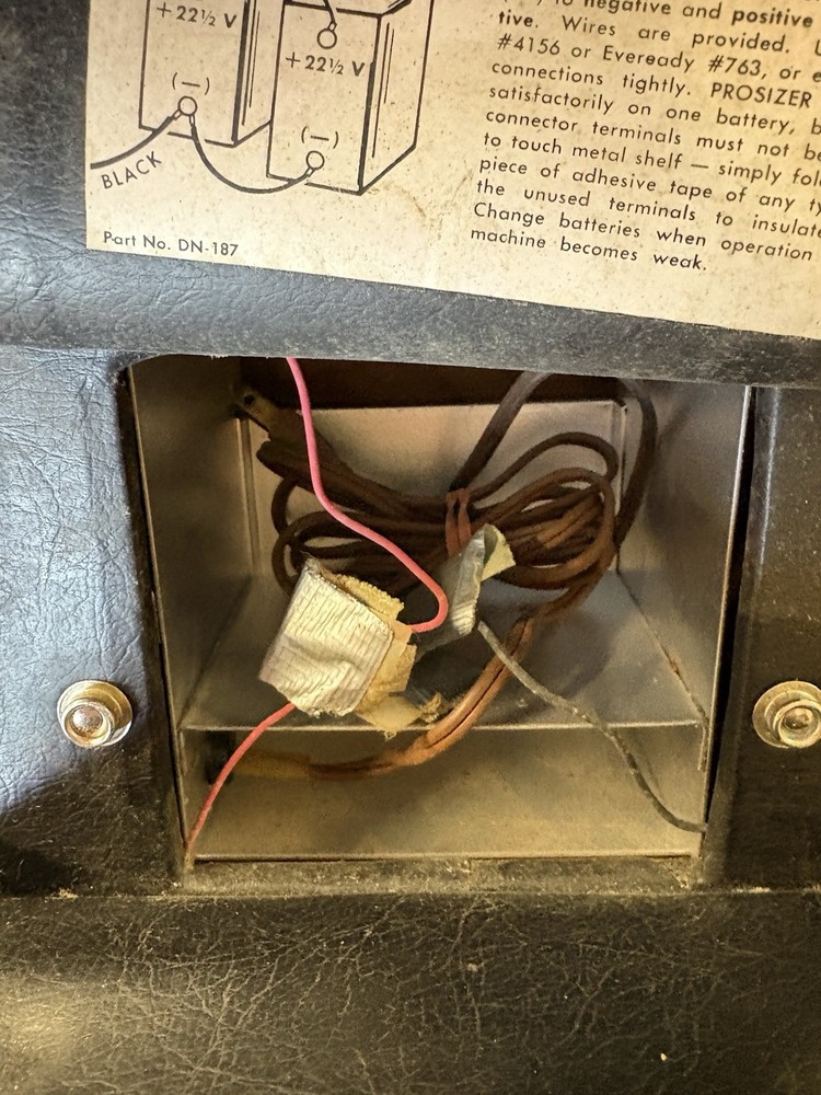 Vintage 1966 Pro Sizer Electronic Muscle Conditioner In Case