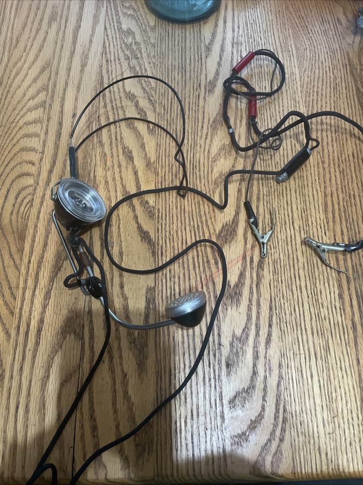 Vintage Western Electric Bell System 52 Switchboard Operator Telephone Headset