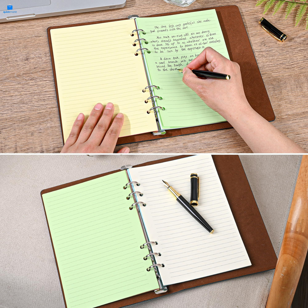 A5 Horizontal Line Loose-leaf Paper, College Scratch A5, Lined-50 Sheets