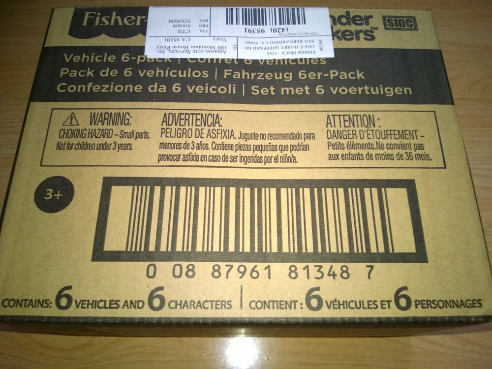 Fisher-Price Wonder Makers design system Vehicle 6-Pack