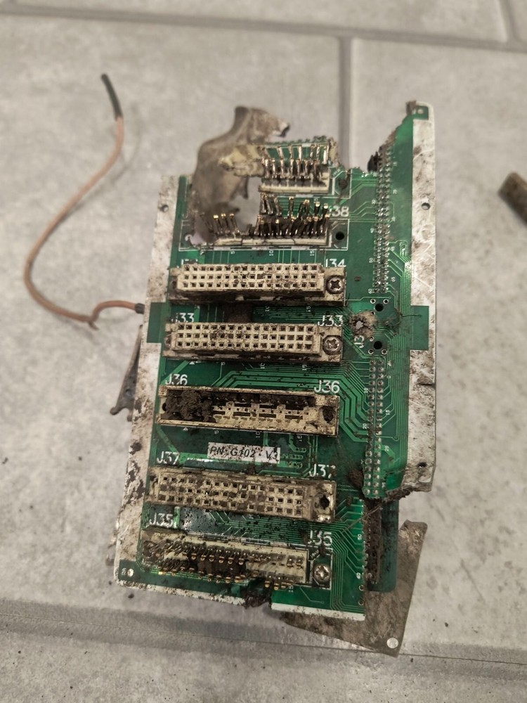 Boards from control unit of shut down russian Shahed (Geran`) drone