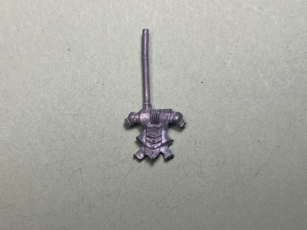GW 40k Rogue Trader Space Marine Backpack with Banner Pole - Metal OOP