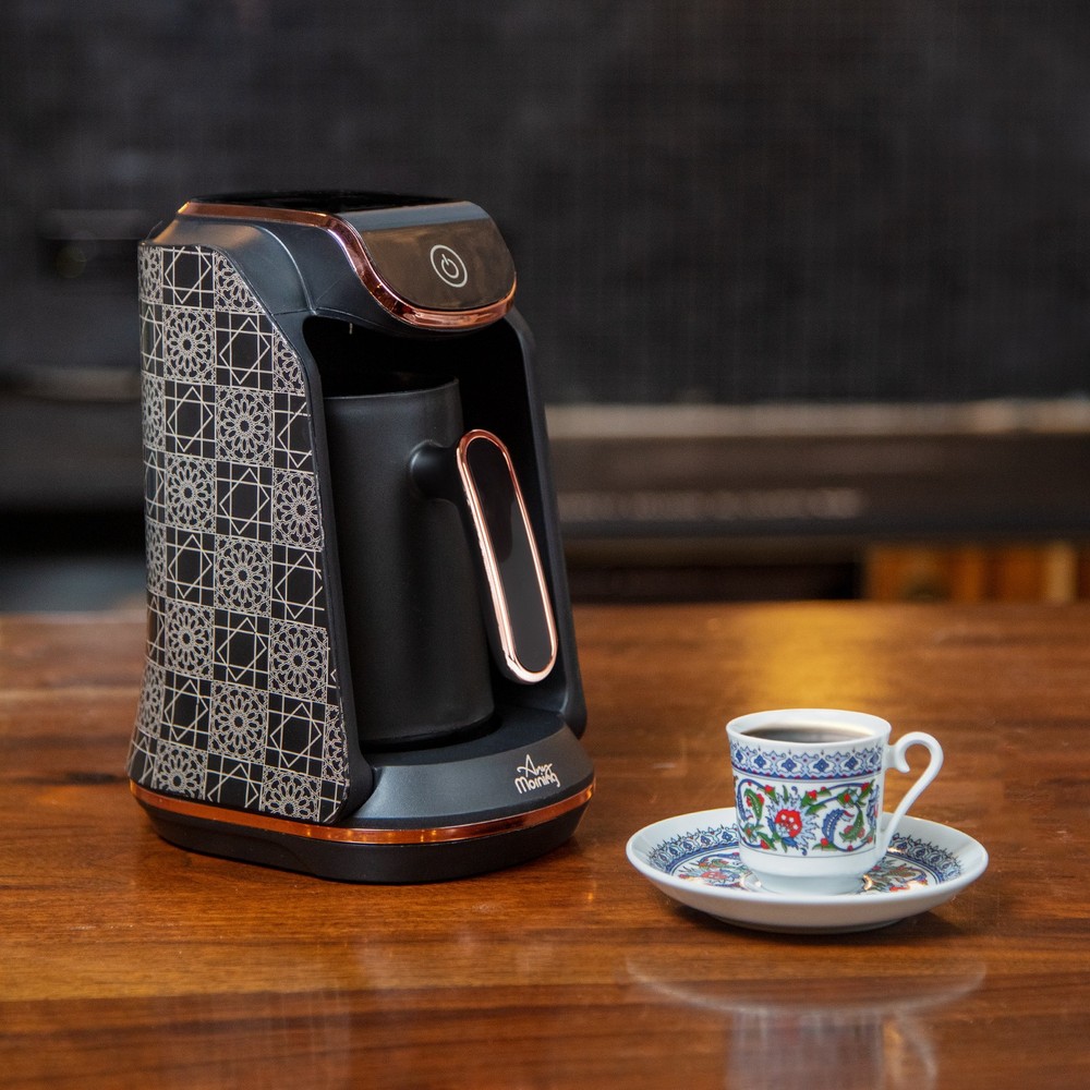 Any Morning Turkish Coffee Maker, Automatic Turkish Coffee Machine, 1-4 Cups