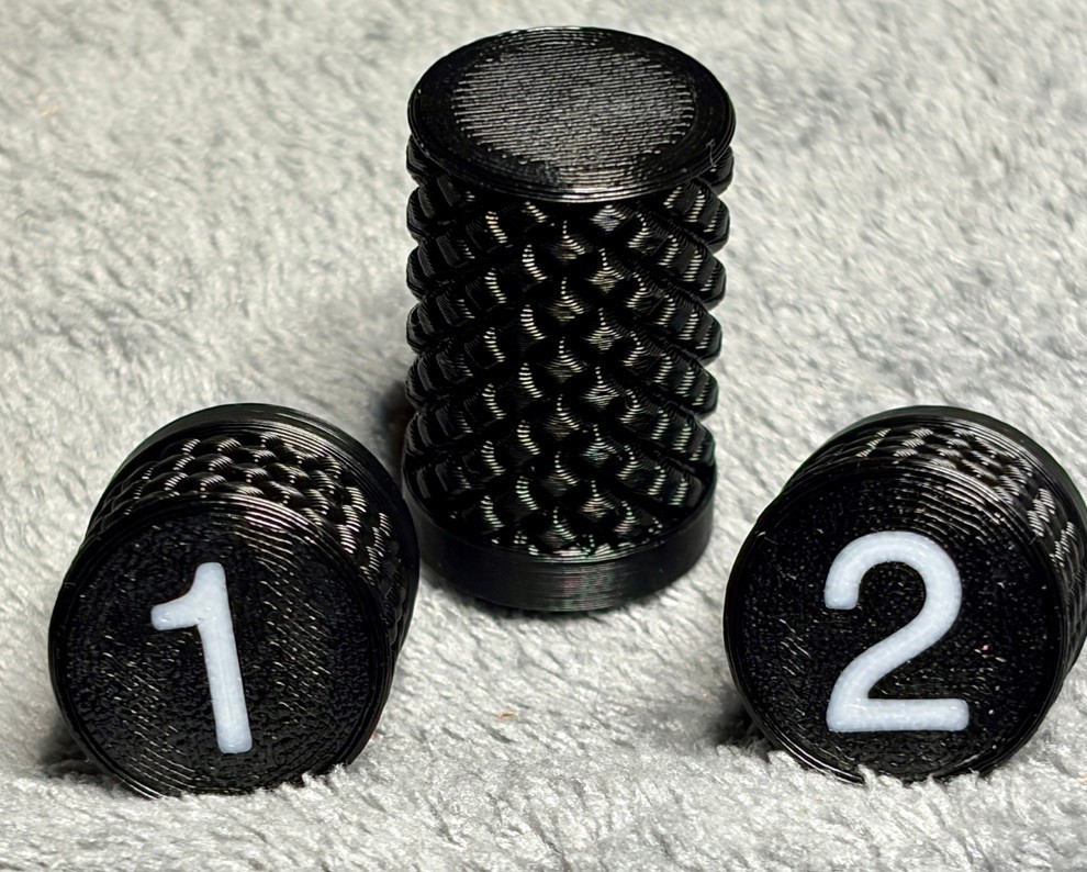 Joint Protector for Pool Cue Uniloc 3 piece Set Black with white numbers