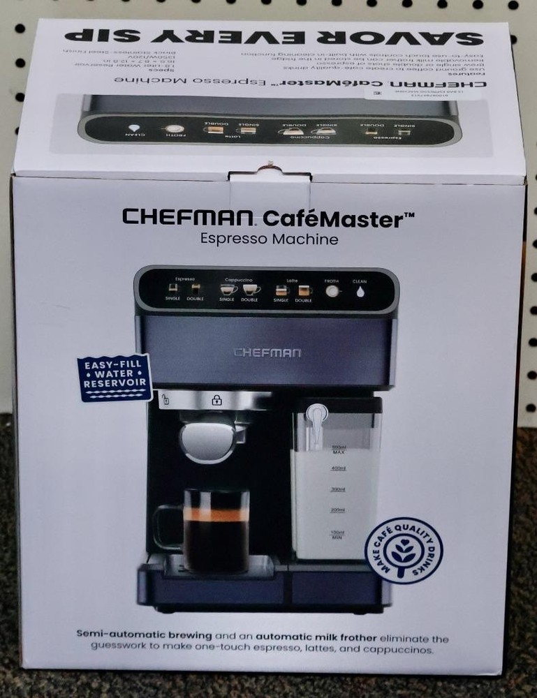 NEW - Chefman Cafemaster Espresso Machine