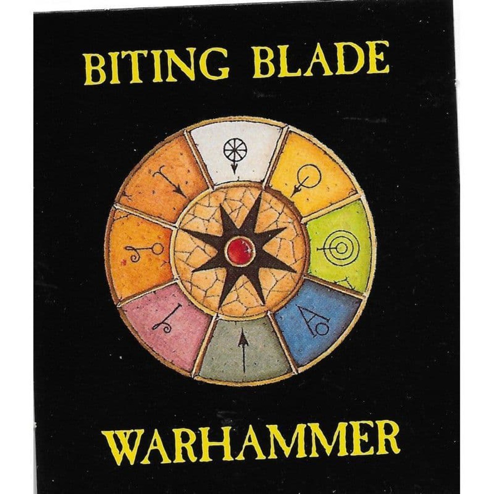 Magic Sword Card Biting Blade from Warhammer 5th Edition | from boxed set  A338