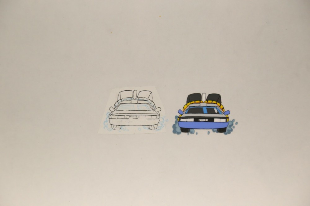 Back To The Future Original Production Drawing And Cel (101-16)