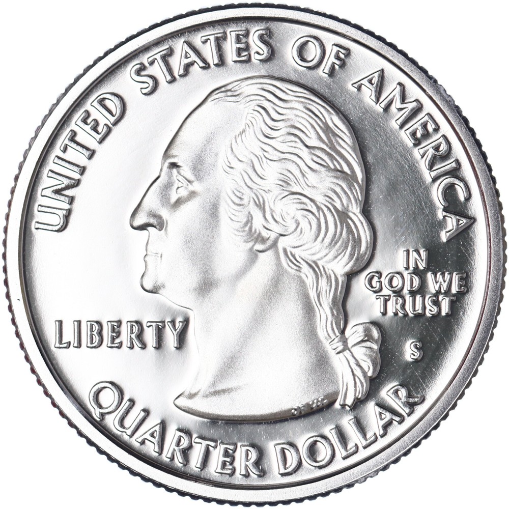 2001 S State Quarter North Carolina Gem DCam Proof CN-Clad