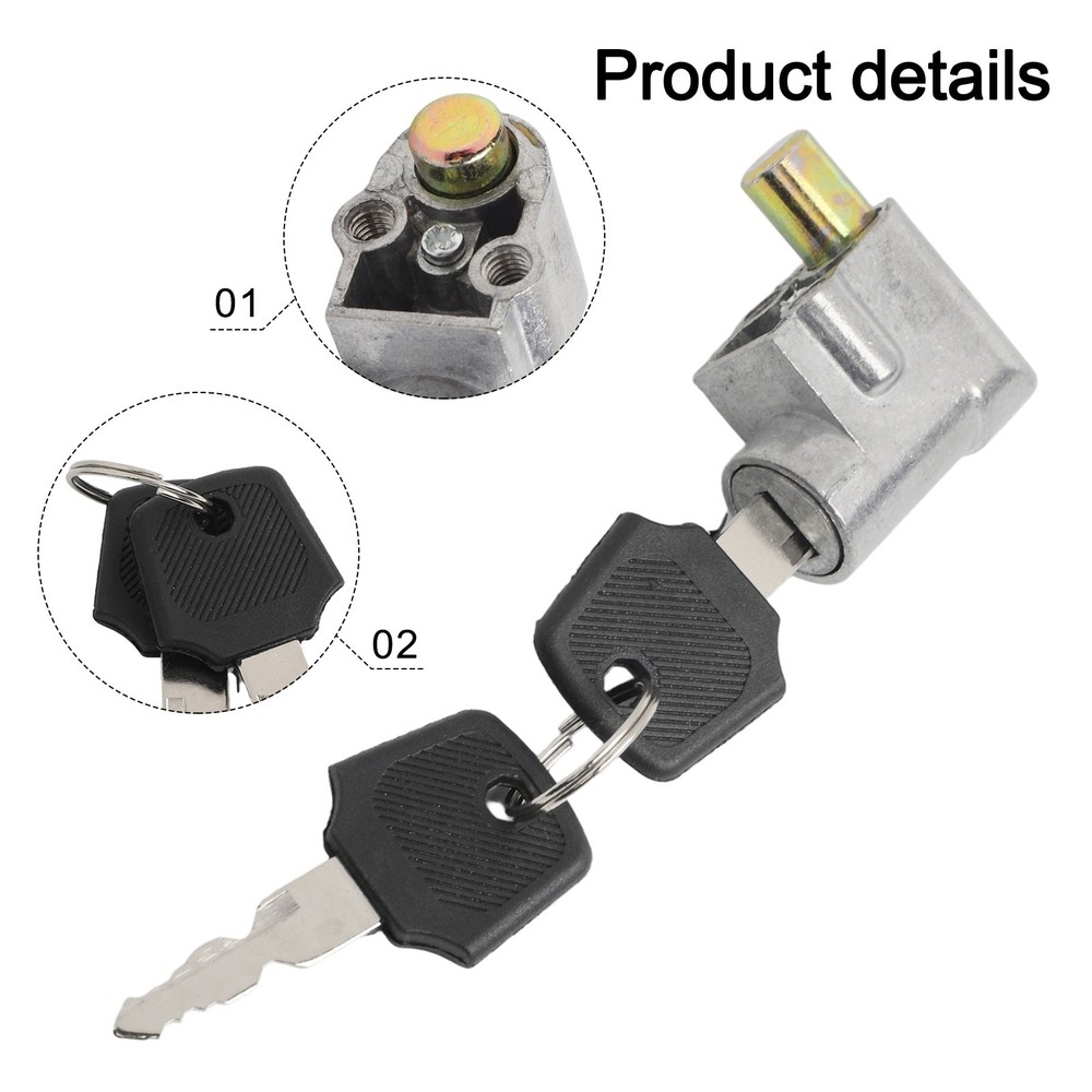 Safety Lock Kit Switch Battery Accessories Pack Box Security With 2 Key