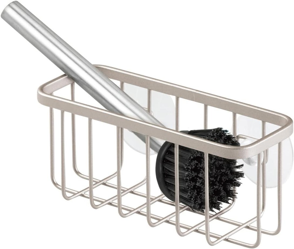 iDesign Gia Collection Stainless Steel Sponge Holder - Effortless Kitchen Style