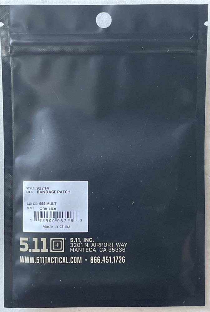 *NEW* 5.11 TACTICAL BANDAGE PATCH BAND-AID 🩹 FIVE ELEVEN