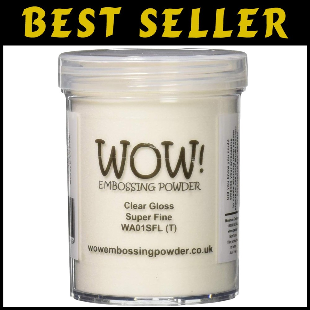 Clear Gloss Embossing Powder - Craft Supply