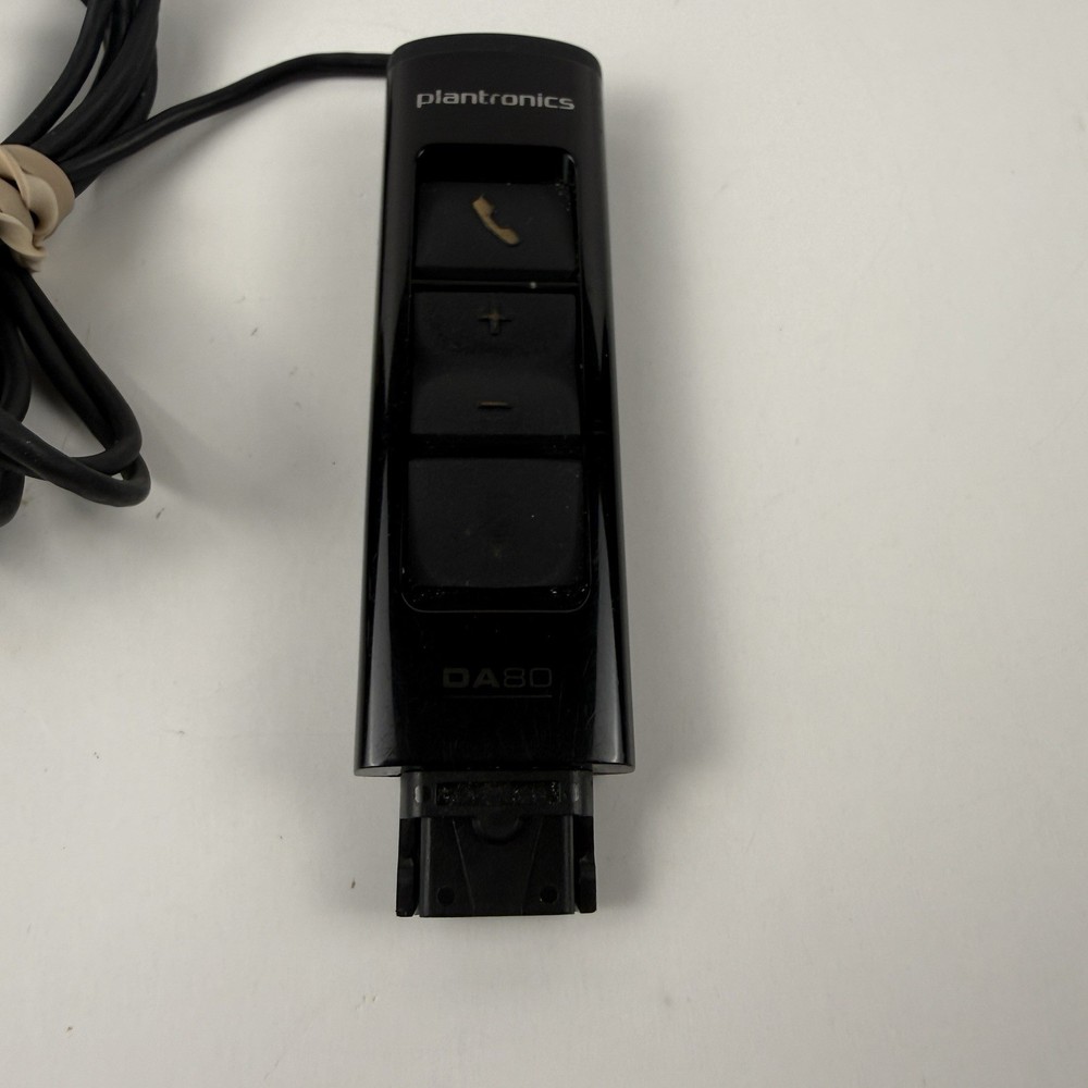 Plantronics DA80 USB Audio Processor Telephone With Headset Tested Working
