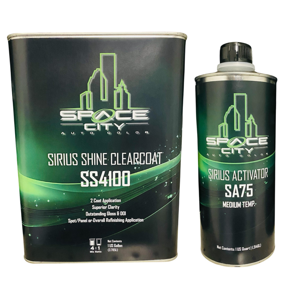 High Gloss Urethane Clear Coat Gallon Kit 4:1 With Medium Activator