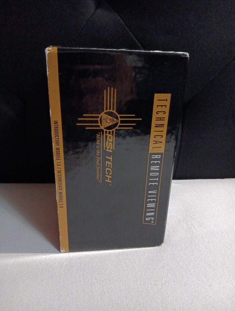 PSI Tech Technical Remote Viewing 4 VHS Tapes Lecture Modules 2.0 2001-2004 Box
