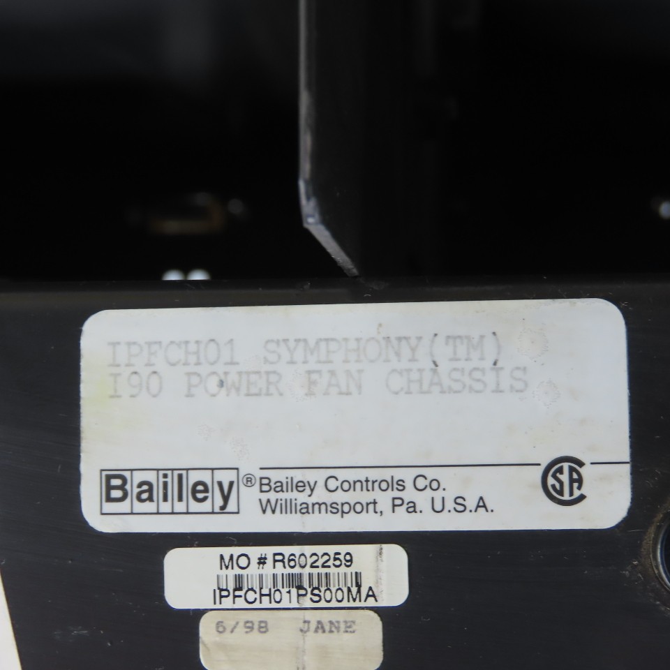 Bailey IPFCH01 Symphony I90 Power Fan Chassis Housing