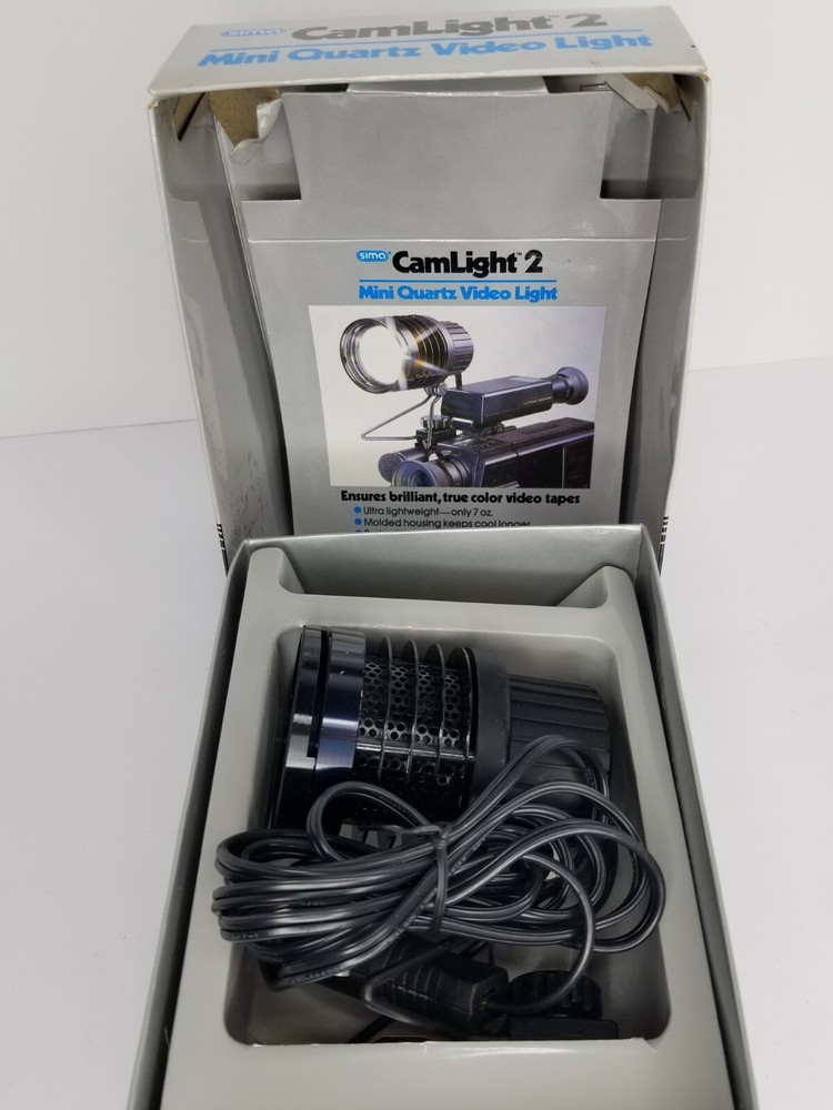 Vintage Sima CamLight 2 Mini Quartz Video Camera