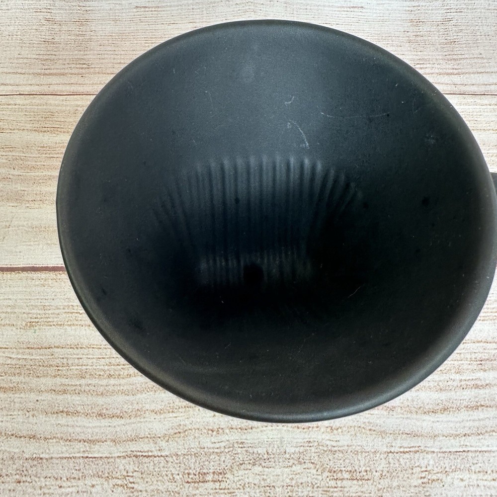 Black Matte Ceramic Pour Over Coffee Dripper Filter Flower Dripper Top