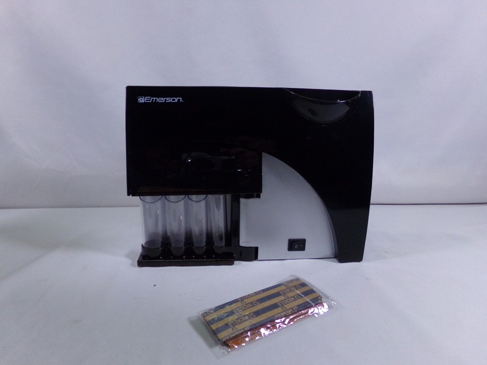 EMERSON 4 BARREL AUTOMATIC COIN SORTER NEW IN BOX