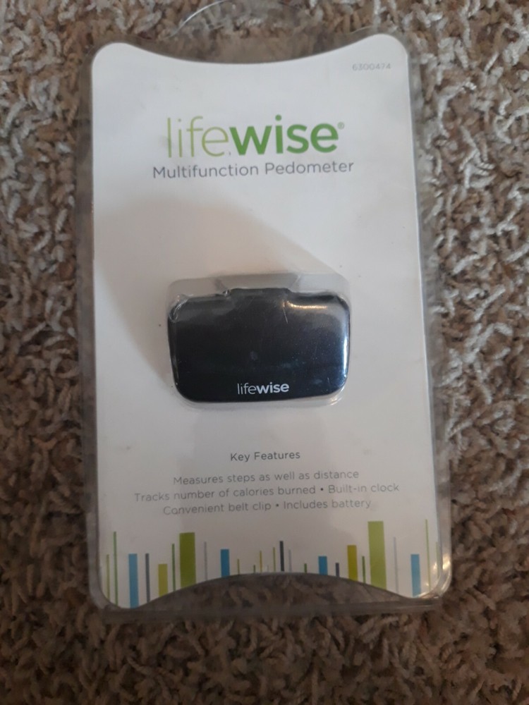 Lifewise Multifunction Pedometer Model 6300474 Brand New