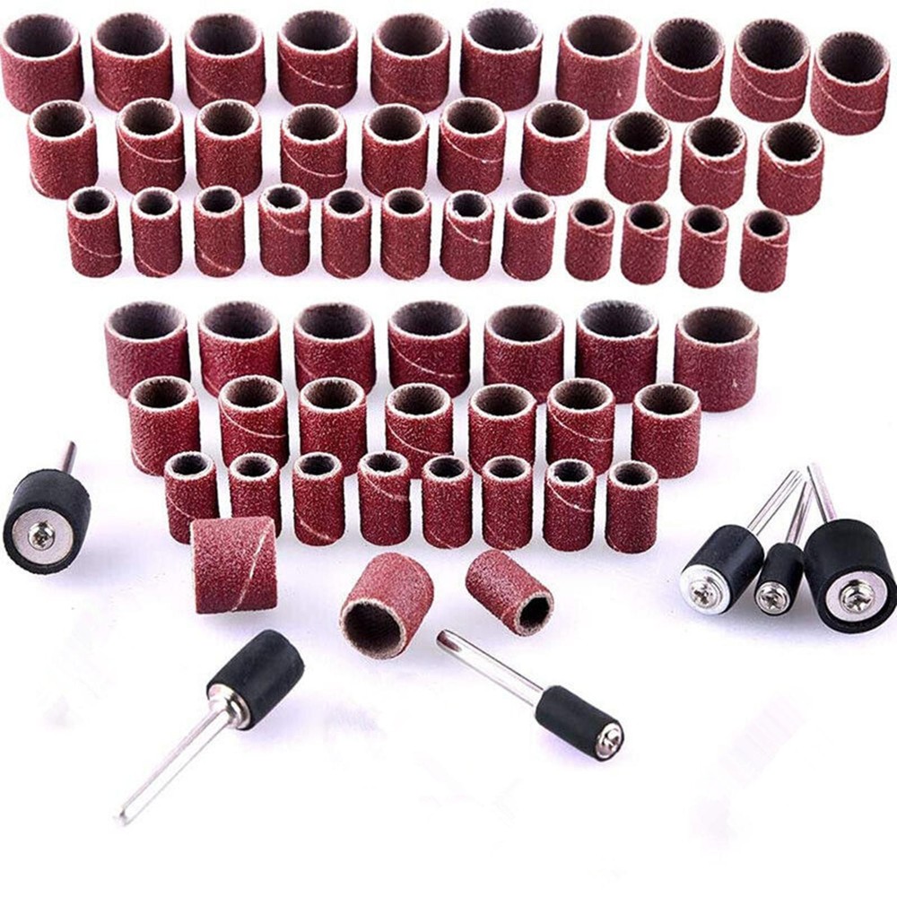 384PCS Drum Sanding Kit For Dremel Nail Drill Bits Accessories Rotary Tool Set